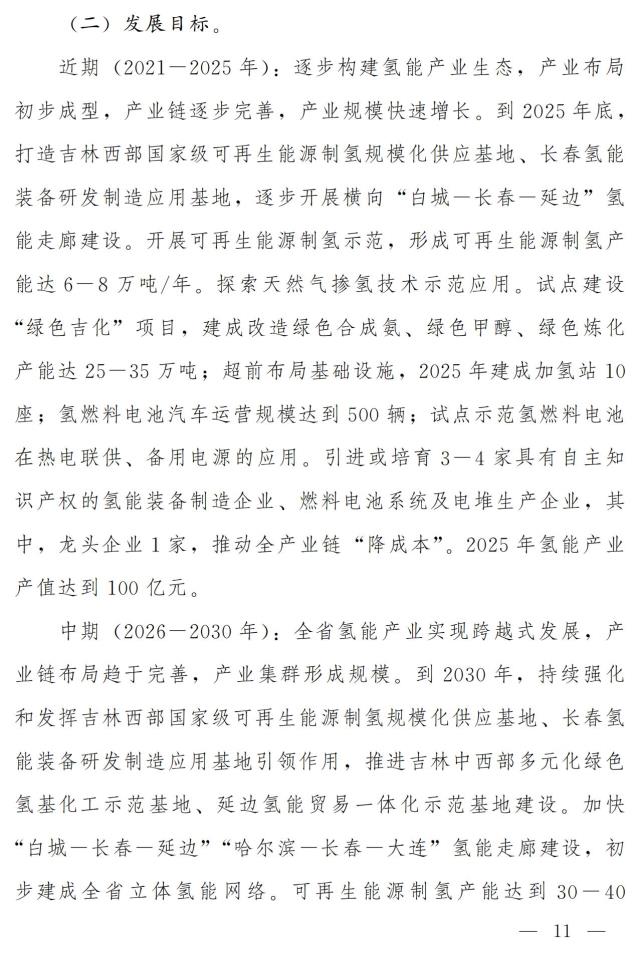 制氢能力6-8万吨/年！500辆氢车！100亿元！“氢动吉林”中长期发展规划重磅发布！